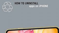 Three quick ways to uninstall apps on iPhone manually