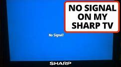 How to fix No Signal But Everything Is Plugged in SHARP TV || HDMI ports "No Signal" on SHARP TV