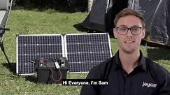 How to set up a portable solar-recharged battery system