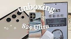 Galaxy S24 Ultra Unboxing and Customizing + cute phone cases! @corecolourofficial