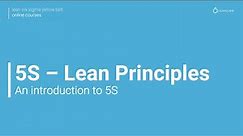 The Lean 5S Principles - Lean Academy