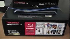 Toshiba BDX1100KY Blu-ray Player Unboxing