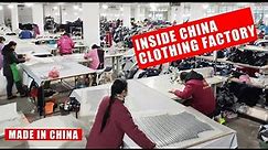 Aisycle Factory Show | Inside China Clothing Factory | MADE IN CHINA