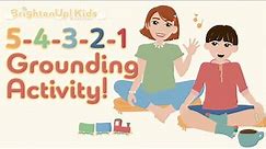 5-Minute Mindful Activity Using The 5-4-3-2-1 Grounding Technique For Kids