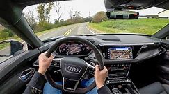 2022 Audi RS e-tron GT - POV Test Drive (Binaural Audio)