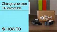 How to change your HP Instant Ink plan | HP printers | HP | HP Support