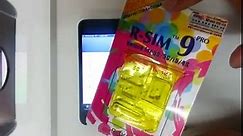 How to UNLOCK a SPRINT iPHONE 5 R-SIM 9 pro, T-Mobile Metro PCS simple mobile AT&T H2o - Easiest