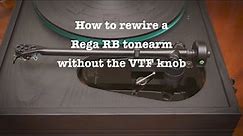 How to rewire a Rega RB250 tonearm - tutorial