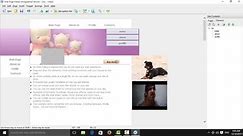 How to create a Website using Web Page Maker - images, links, slideshow...etc