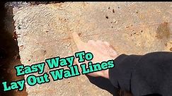 How To Lay Out Block Walls