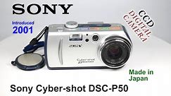 2001 Sony Cyber-shot DSC-P50 - CCD Digital Camera