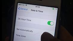 Customise date and time in iPhone,how to change date and time in iphone
