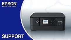 Epson Expression Premium XP-6100 | Wireless Setup Using the Control Panel