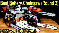 Best Battery Powered Chainsaw Brand (ROUND 2)? Stihl, Husqvarna, Echo, Oregon, DeWalt