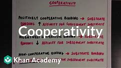 Cooperativity | Biomolecules | MCAT | Khan Academy