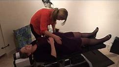 Atlanta Chiropractor performs Webster Technique Adjustment