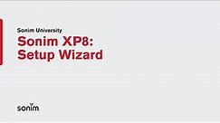 Sonim XP8 - Setup Wizard