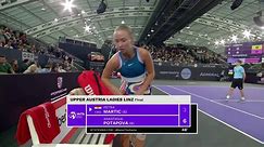 Martic v Potapova | WTA Linz final | Match Highlights