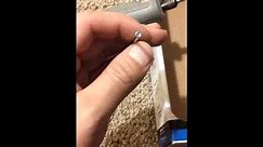 Removing triangle screws