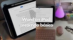 ¿Cómo utilizar Word en el iPad? 📑 | tutorial BÁSICO