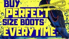 How To Get The Right Size Football Boots | Accurately Measure For A Size Guide - Soccer Cleats