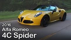 2016 Alfa Romeo 4C Spider Review: Curbed with Craig Cole