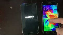 Samsung Galaxy S5 vs Samsung Galaxy S4 on AT&T Restart
