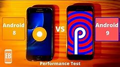 Android 8 VS Android 9 Performance Test