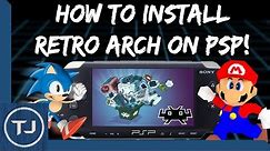 PSP 6.61 How To Install And Setup RetroArch!