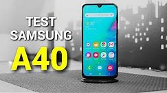 TEST du SAMSUNG Galaxy A40 - smartphone