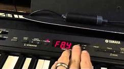 Yamaha P-80 MIDI to USB Adapter setup