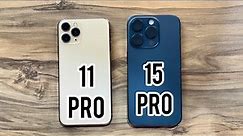 iPhone 11 Pro vs 15 Pro