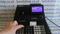 Sam4S NR-500 Series Till Receipt Custom Programming NR-510R / NR-520R Cash Register Tutorial