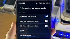 How To Change ScreenShot Settings on Samsung Galaxy S23 Ultra!