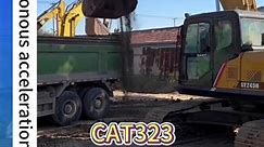 CAT 323 VS SANY SY245 excavator digger competition! #cat323 #catexcavator #sanyexcavator #sanysy245 #caterpillarexcavator #excavadora #ekskavator | Shun Boundy