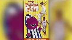 Barney's Pajama Party (2001) - 2001 VHS