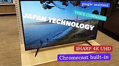 SHARP 4K UHD| 4T-C50CK1X| VOICE COMMAND| CHROMECAST BUILT-IN| ANDROID TV| SEVEN SHIELD PROTECTIONS