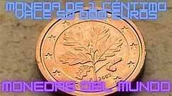 🟢 Moneda de 1 Céntimo Vale 50 000 Euros