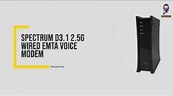 Spectrum (D3.1 2.5G eMTA) Advanced Voice Modem User Guide: Installation and Usage Tutorial