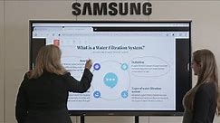 Planning and teaching lessons with the Samsung Interactive Display