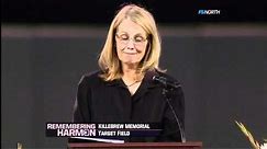 Nita Killebrew's emotional speech ~ Harmon Killebrew Memorial (May 26, 2011)