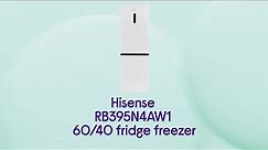 Hisense RB395N4AW1 60/40 Fridge Freezer - White - Product Overview