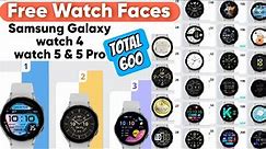 Free Watchface for Samsung Galaxy watch 4, watch 5 & watch 5 pro Watchfaces | Tech Part