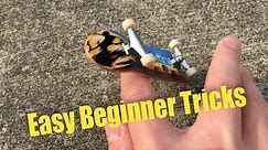 5 Easy Beginner Fingerboard Tricks (Requires No Ollie)