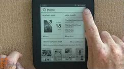 B&N NOOK Simple Touch Reader video tour