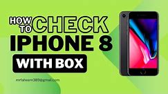 iPhone 8 check Mobile 64GB Waterproof with box Review ltra Watch Free Gift! #videoshow #viralvideo