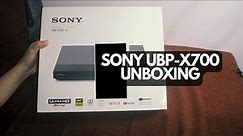 SONY UBP-X700 /M 4K Ultra HD Blu-ray Player (Unboxing and Setup)