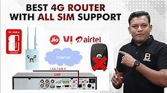 Best 4G LTE Router With All Sim Support With Live Demonstration | How to use 4G Routers