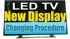 Replace LED TV Screen Carefully