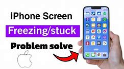 how to fix stuck iphone screen | iphone screen freezing problem | iphone freeze screen fix